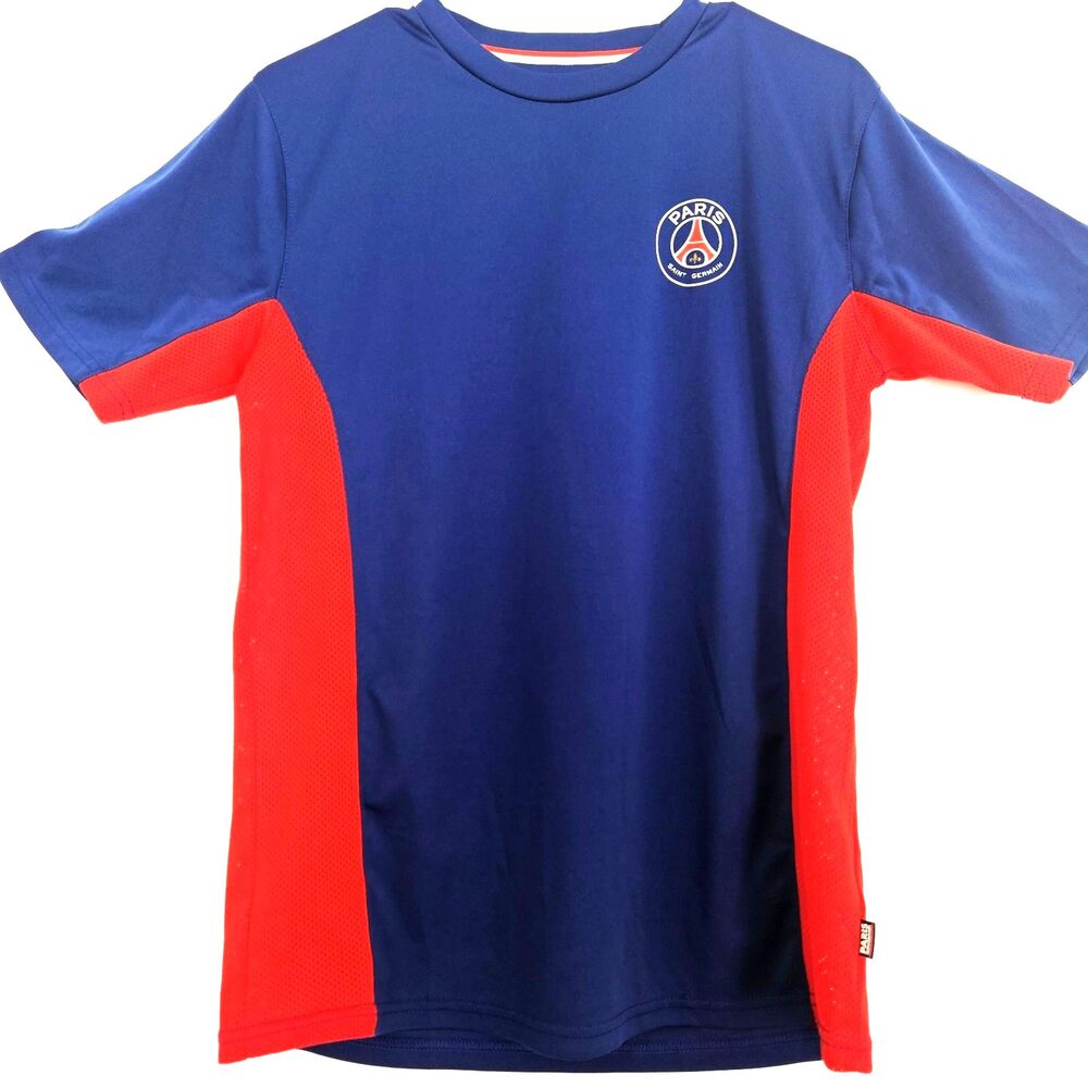 SAINT GERMAIN PARIS Blue Red Athletic Soccer Shirt Mens MEDIUM